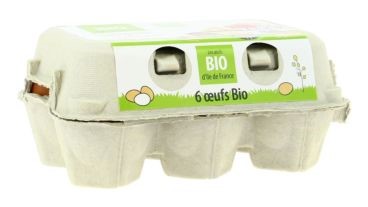 Rappel produit – Oeufs x6 bio IDF