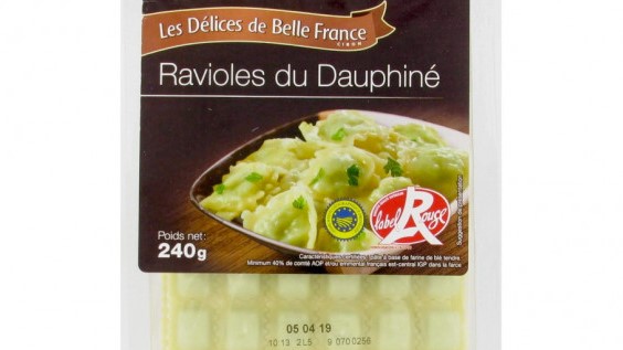 Rappel produit – Les délices Belle France Ravioles