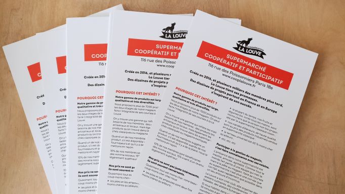 Un nouveau flyer pour faire connaître la Louve