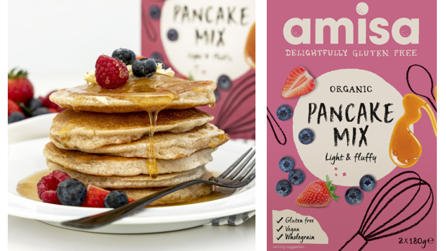 Rappel de produit : Amisa organic Pancake mix