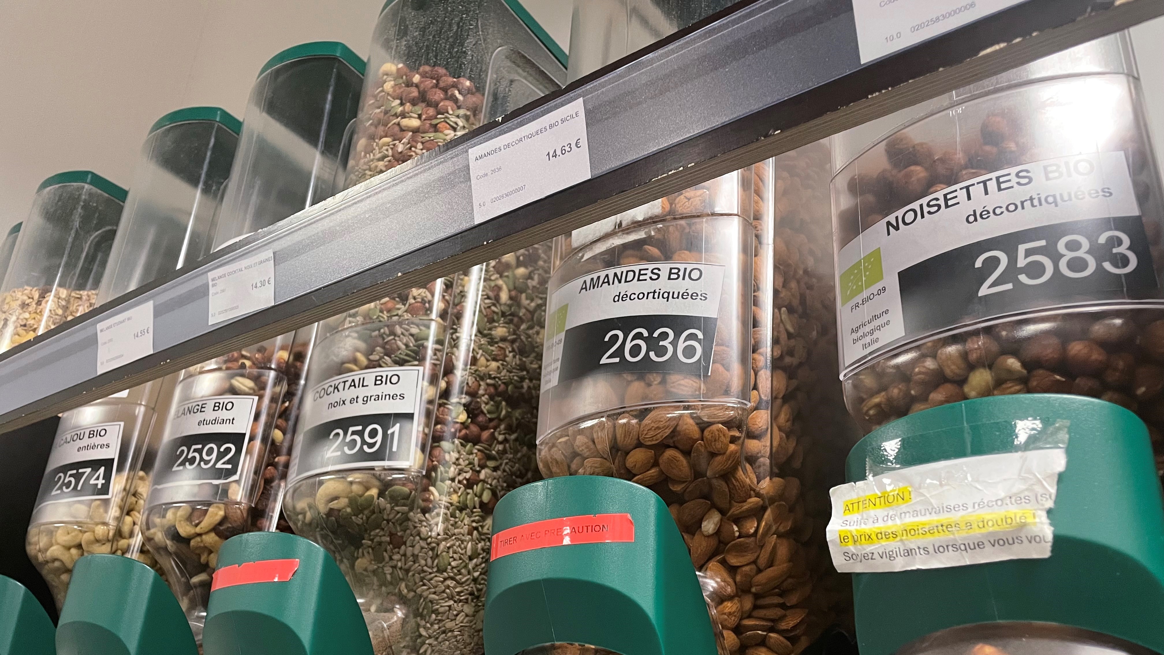 Fruits secs et fruits à coque : un marché difficile