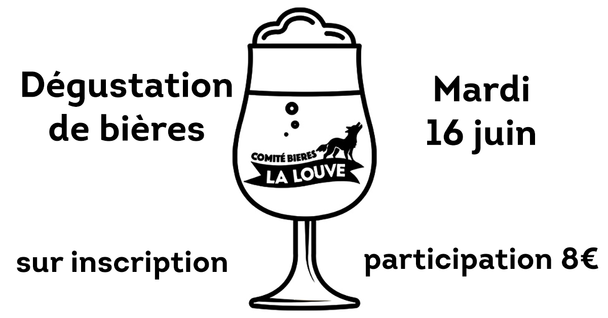 Le comité bières vous propose une réunion-dégustation mardi 16 juin